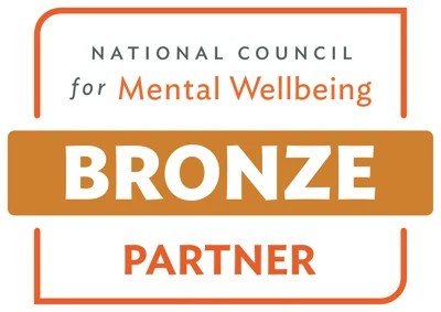 National Council for Mental Wellbeing Bronze Partner badge