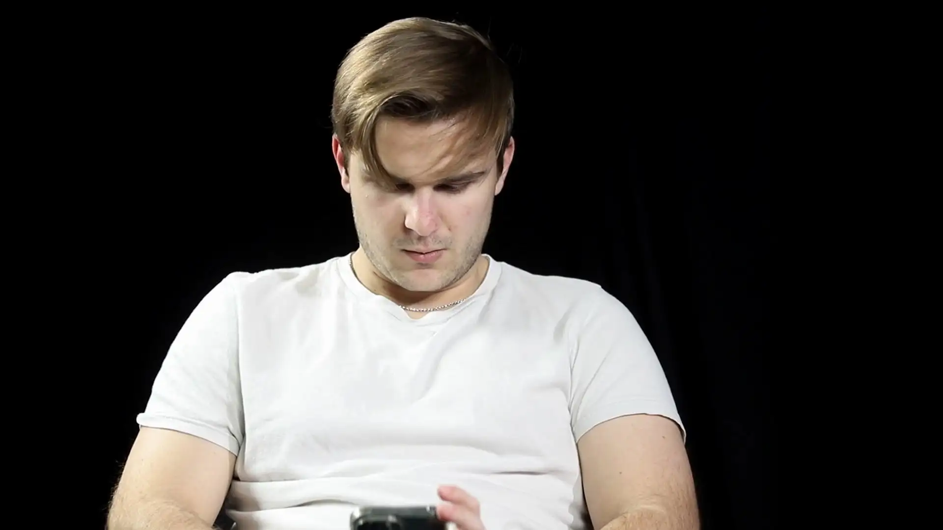 social work student practicing case management with a video case study